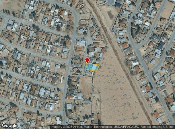  10299 Calcutta Dr, Socorro, TX Parcel Map