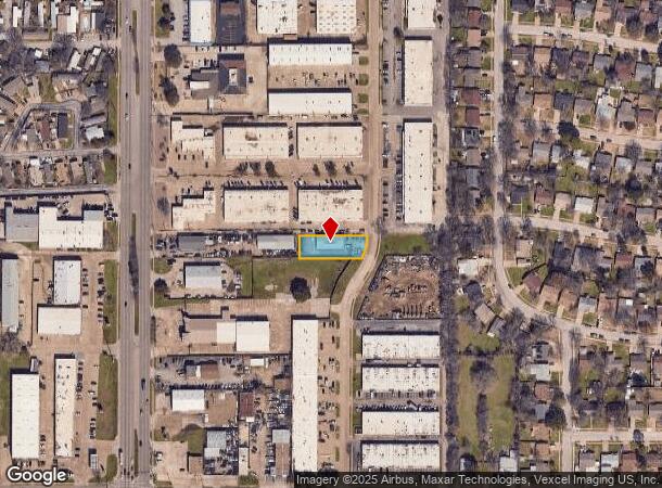  925 Luke St, Irving, TX Parcel Map