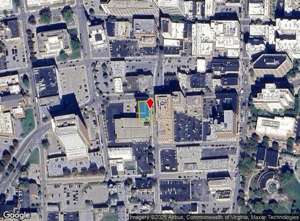  605 1St St Sw, Roanoke, VA Parcel Map