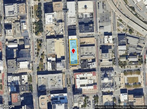  207 N Calvert St, Baltimore, MD Parcel Map