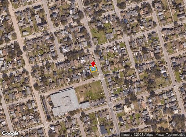  1321 35Th St, Galveston, TX Parcel Map