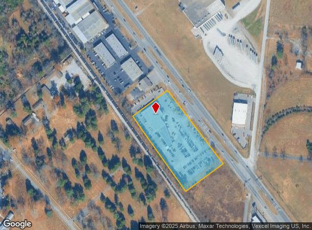  2203 Nw Broad St, Murfreesboro, TN Parcel Map