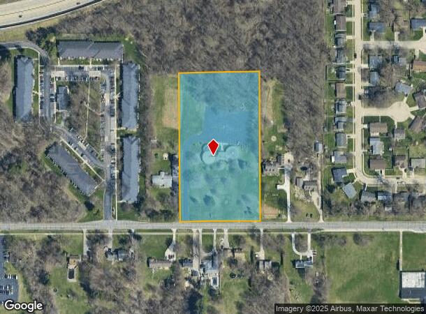  1329 E Jackson Rd, South Bend, IN Parcel Map