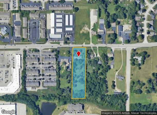  1593 W Smith Valley Rd, Greenwood, IN Parcel Map