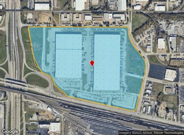  2919 E Division St, Arlington, TX Parcel Map