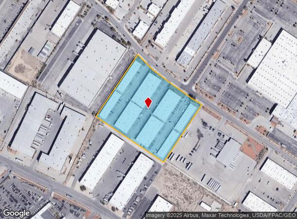  11394 James Watt Dr, El Paso, TX Parcel Map