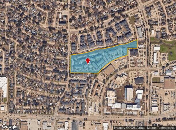  401 N Old Orchard Ln, Lewisville, TX Parcel Map