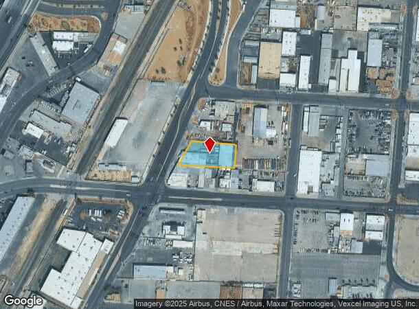  1519 Industrial Rd, Las Vegas, NV Parcel Map