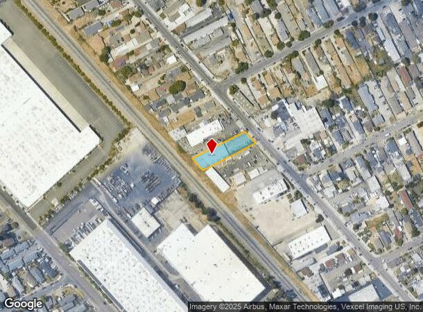 22001 Meekland Ave, Hayward, CA Parcel Map