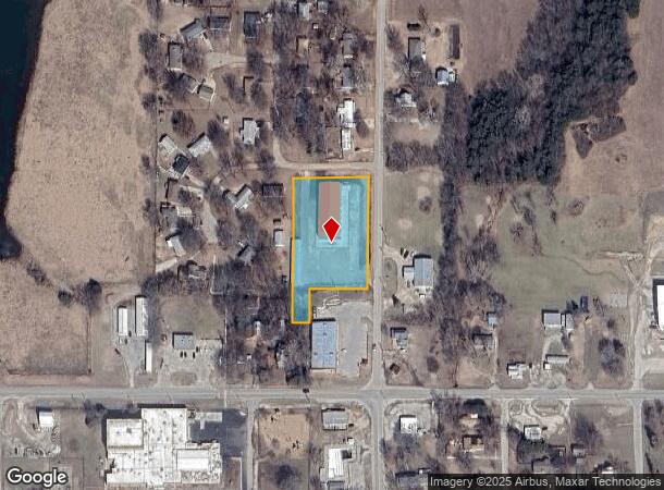 825 Maple St, Overbrook, KS Parcel Map
