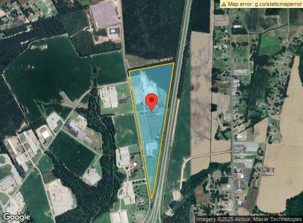  821 Industrial Dr, Clinton, NC Parcel Map