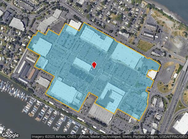  1555 N Tomahawk Island Dr, Portland, OR Parcel Map