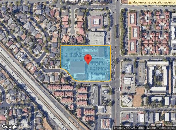  1153 S De Anza Blvd, San Jose, CA Parcel Map