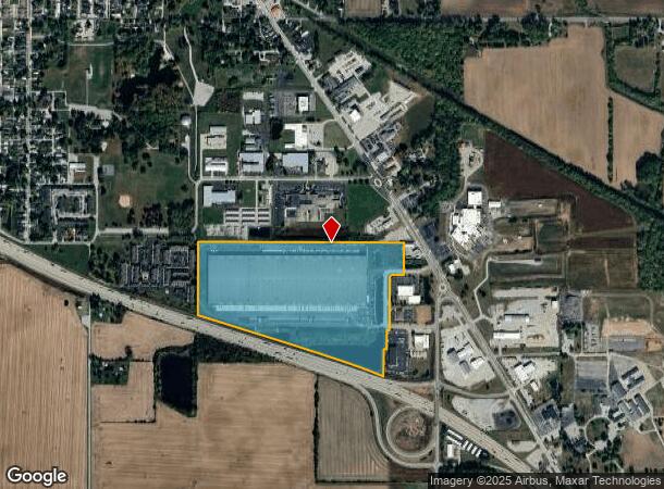  945 Monument Dr, Lebanon, IN Parcel Map