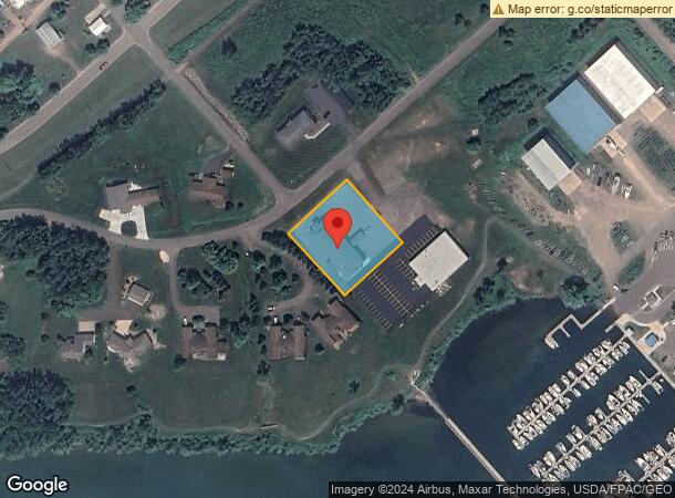  128 W Harborview Dr, Washburn, WI Parcel Map