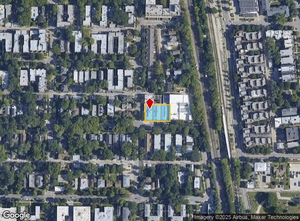  535 Custer Ave, Evanston, IL Parcel Map
