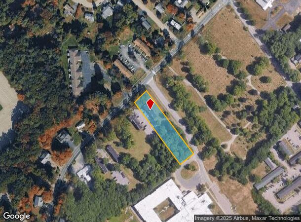 95 Mechanic St, Foxboro, MA Parcel Map