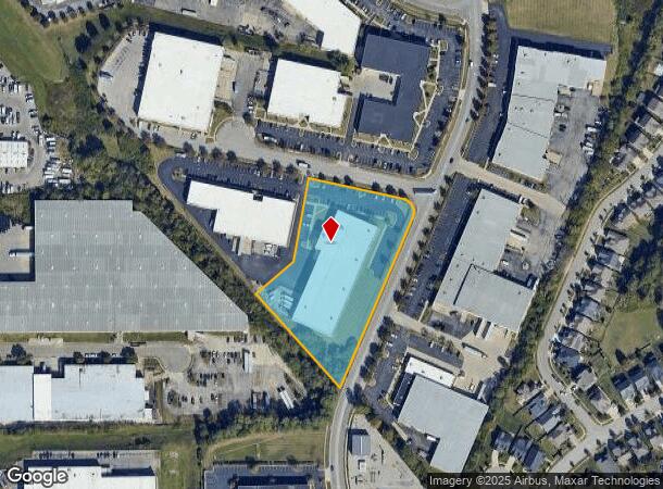  1740 Fortune Ct, Lexington, KY Parcel Map