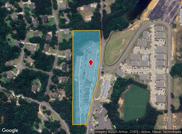  3 Courtland Dr, Hattiesburg, MS Parcel Map