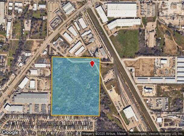 640 E Railroad St, Lewisville, TX Parcel Map