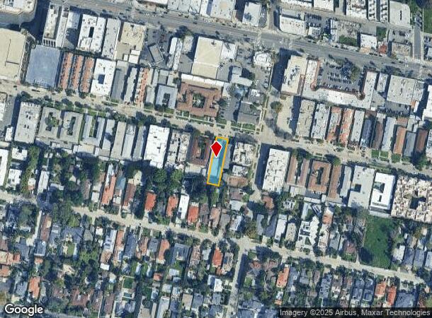  15114 Dickens St, Sherman Oaks, CA Parcel Map