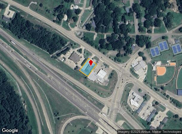 602 W Highway 80 W, Clinton, MS Parcel Map
