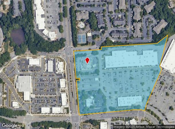  4721 Ashford Dunwoody Rd, Atlanta, GA Parcel Map