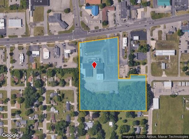  995 Columbia Ave W, Battle Creek, MI Parcel Map