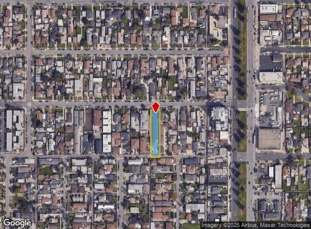 1044 W 110Th St, Los Angeles, CA Parcel Map