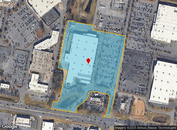  3250 E Franklin Blvd, Gastonia, NC Parcel Map