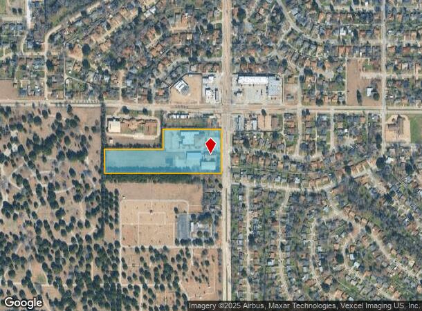  6103 University Hills Blvd, Dallas, TX Parcel Map