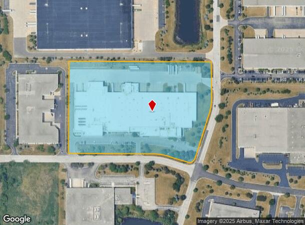  2500 Commerce Dr, Libertyville, IL Parcel Map