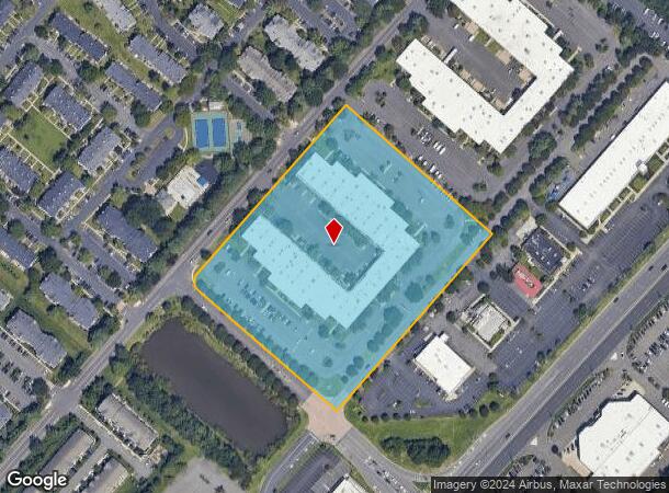  201 N Center Dr, North Brunswick, NJ Parcel Map