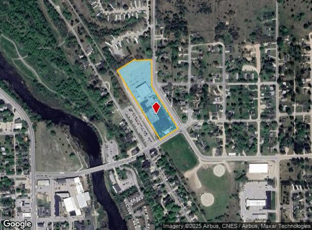 1005 Baldwin St, Big Rapids, MI Parcel Map