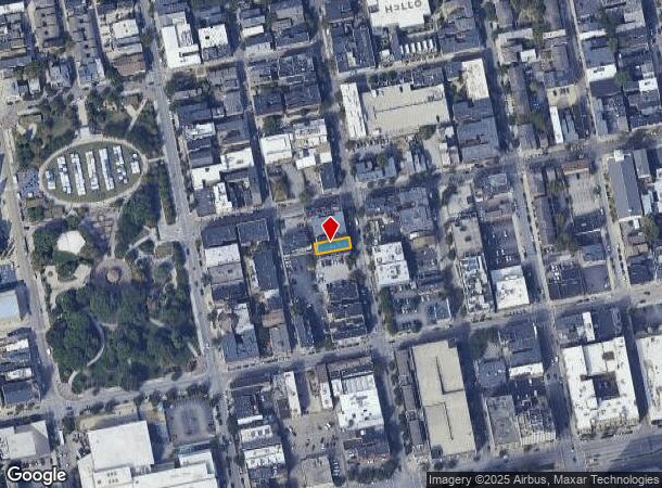 1231 Vine St, Cincinnati, OH Parcel Map