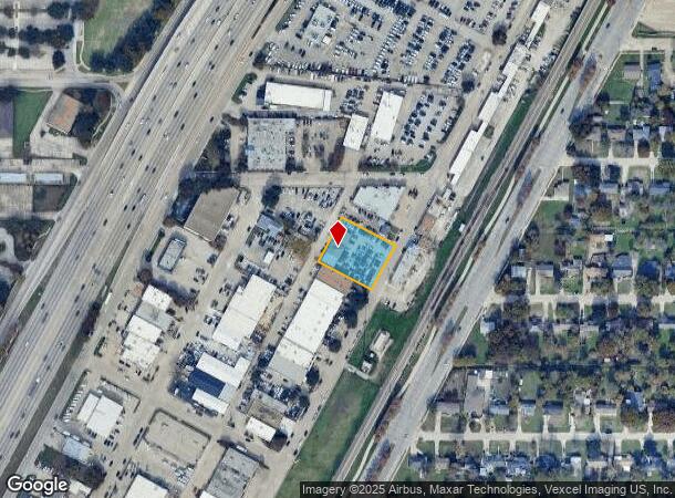 525 N Interurban St, Richardson, TX Parcel Map