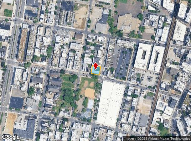  153 W Jefferson St, Philadelphia, PA Parcel Map