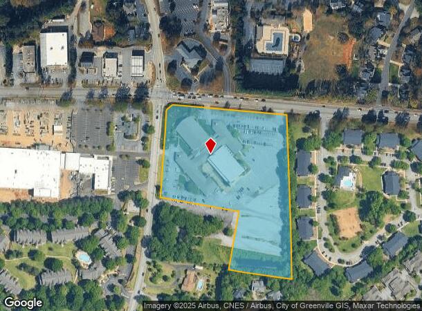 2095 Old Spartanburg Rd, Greer, SC Parcel Map