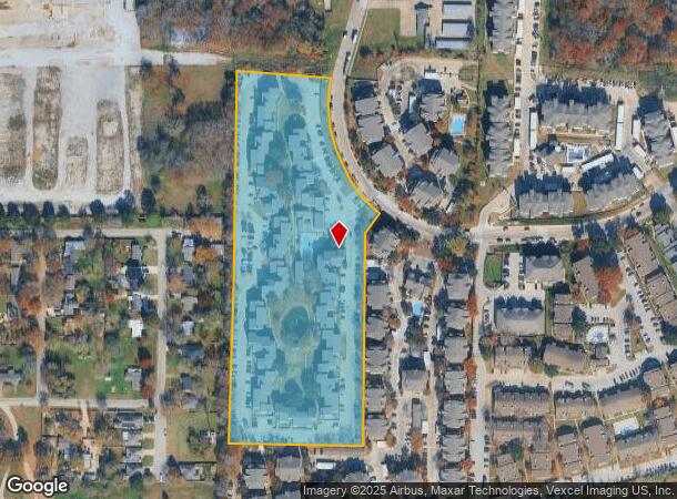  3720 Post Oak Blvd, Euless, TX Parcel Map