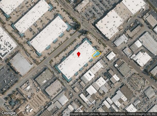 1300 Industrial Rd, San Carlos, CA Parcel Map