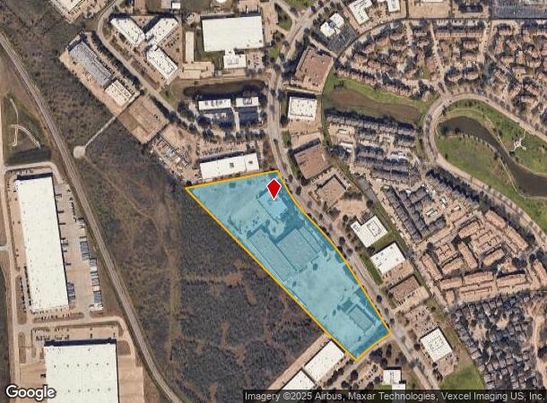  1525 W Walnut Hill Ln, Irving, TX Parcel Map