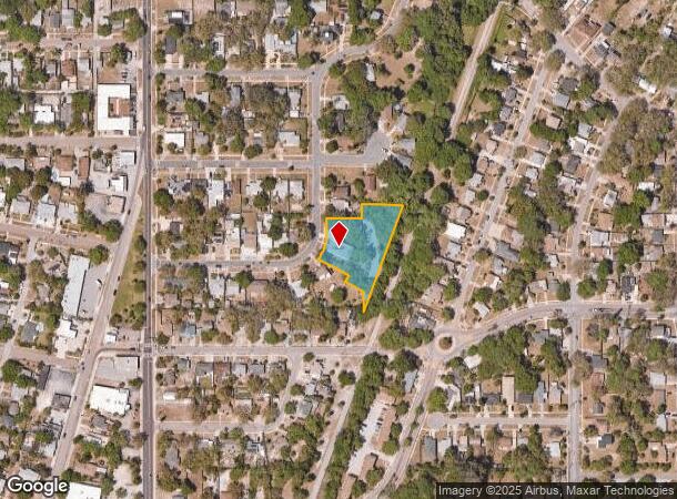  1705 Apache Trl, Clearwater, FL Parcel Map