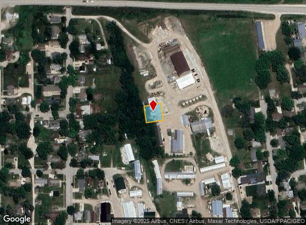 Hanson St, Lake View, IA Parcel Map