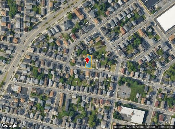 126 Tecumseh St, Fall River, MA Parcel Map