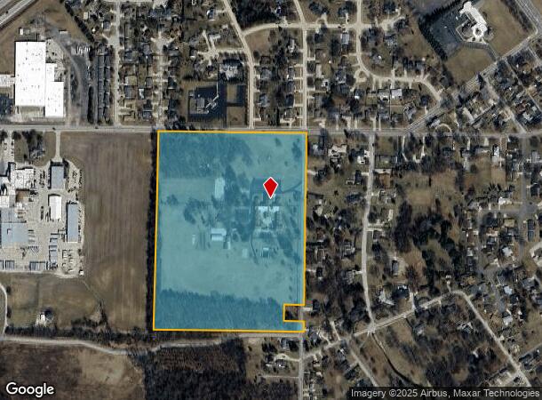 1282 Hitzfield St, Huntington, IN Parcel Map