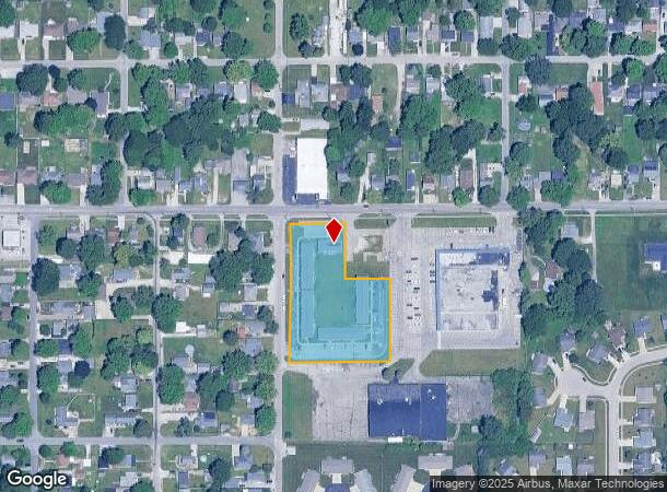  2505 E 10Th St, Anderson, IN Parcel Map