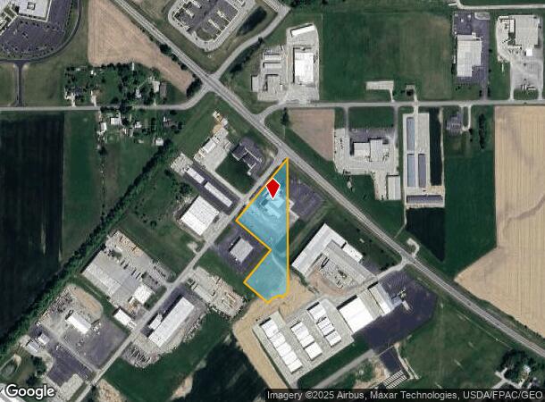  1515 S County Road 1, Tiffin, OH Parcel Map