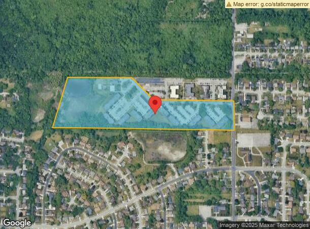  1240 W 52Nd Dr, Merrillville, IN Parcel Map