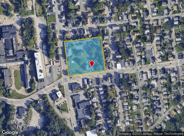 1351 Cranston St, Cranston, RI Parcel Map