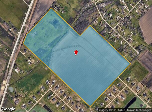 10611 Rybak Rd, Needville, TX Parcel Map
